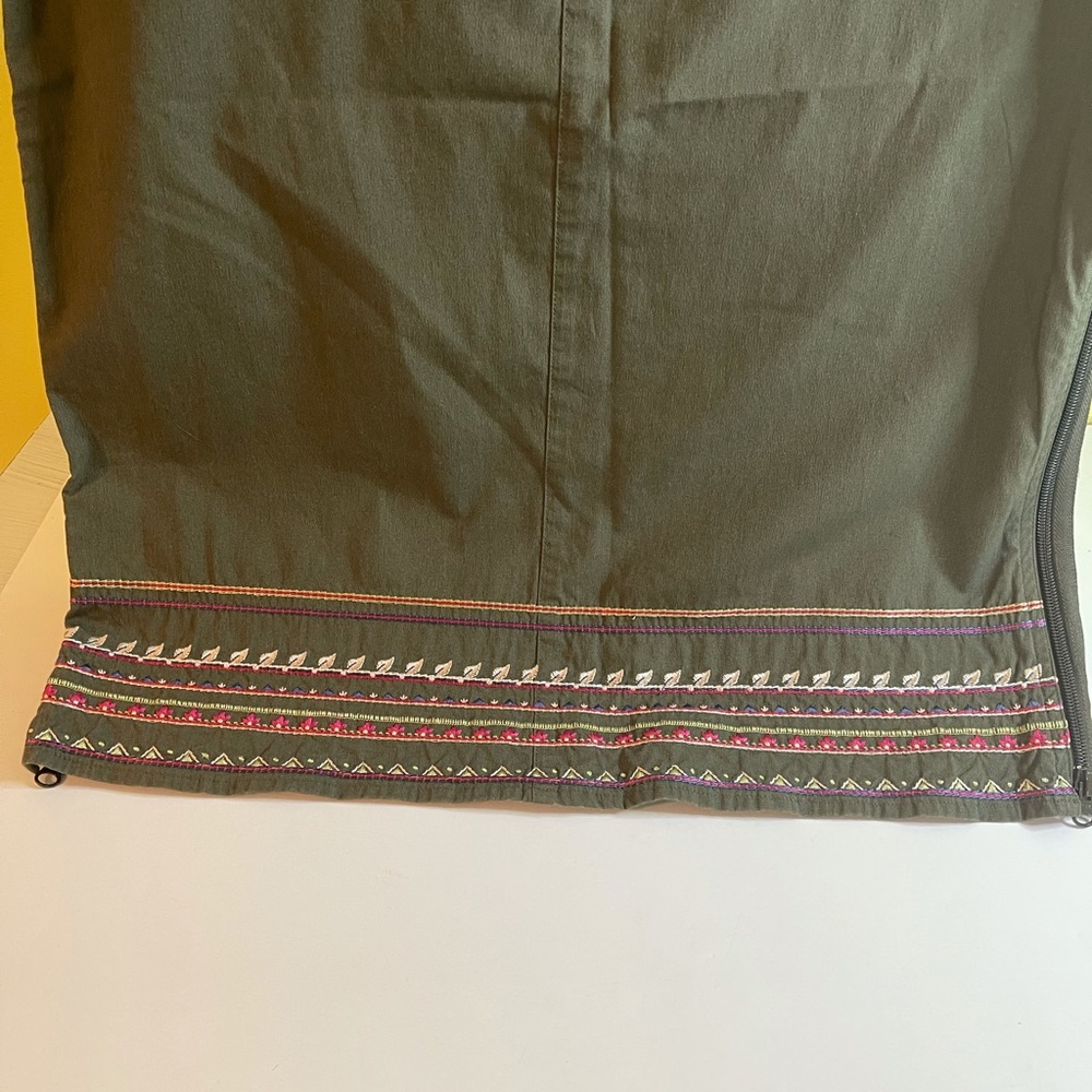Calvin Klein army green‎ skirt size 8 - Picture 5 of 5